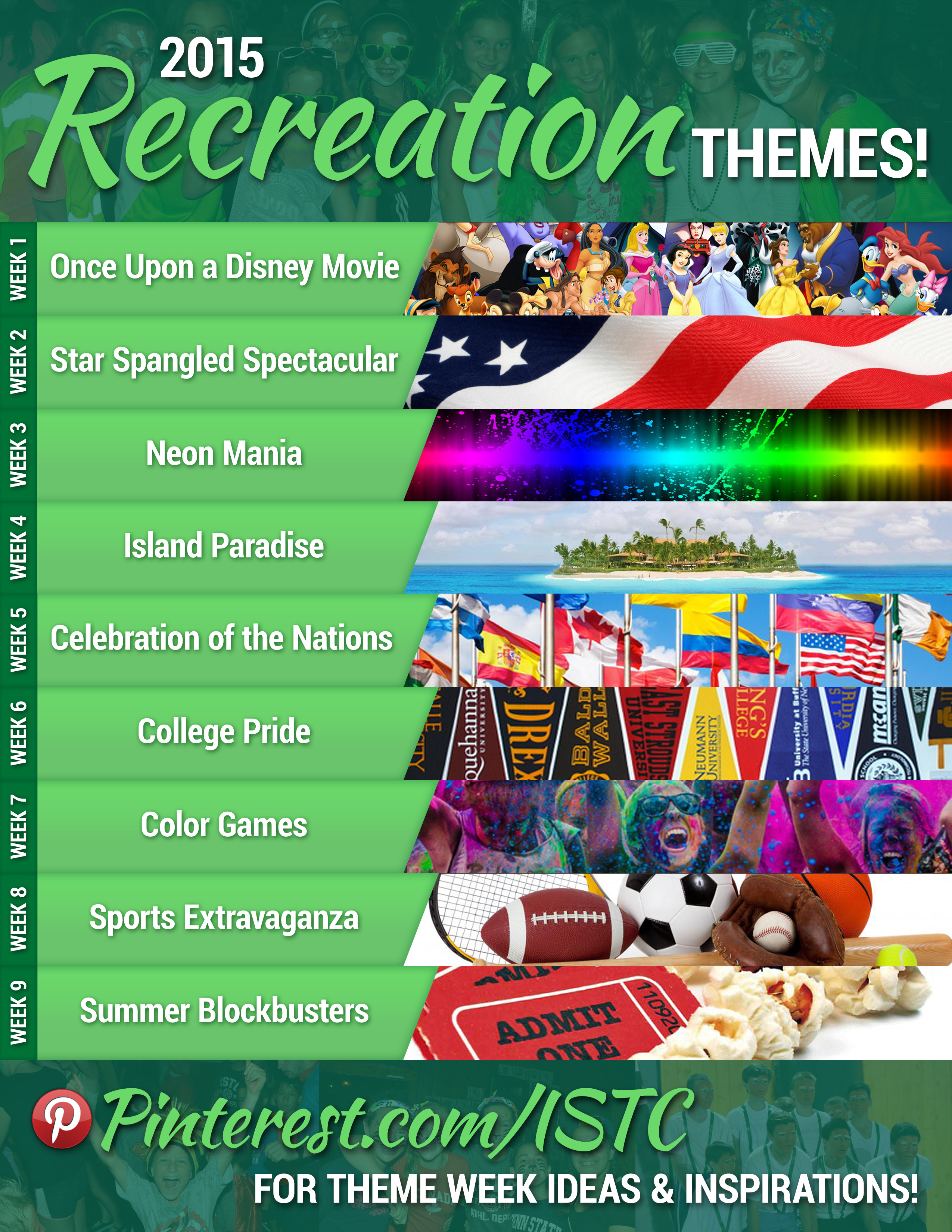 2015 recreation themes